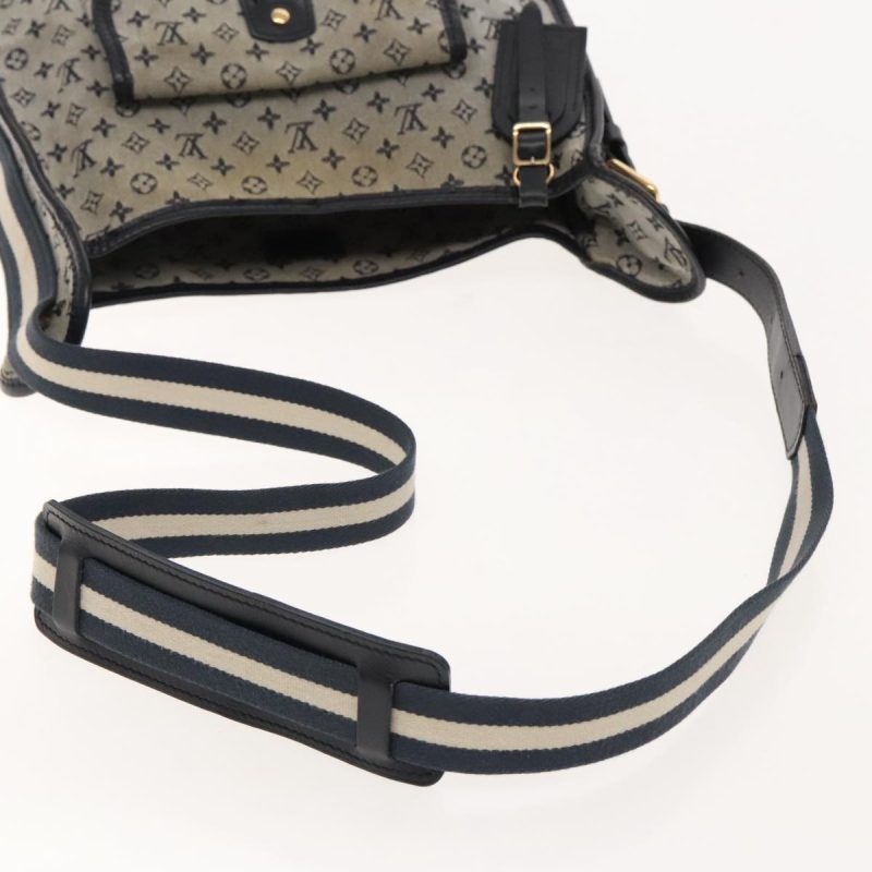 Louis Vuitton Monogram Mini Buzas Marie Kate Shoulder Bag Blue M92320 Auth 94595 - Image 7