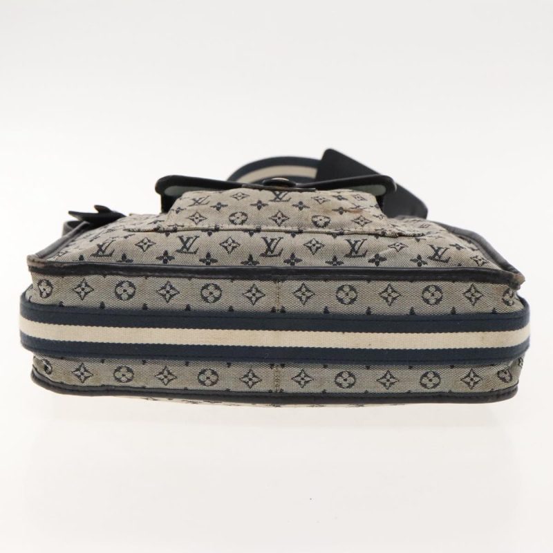 Louis Vuitton Monogram Mini Buzas Marie Kate Shoulder Bag Blue M92320 Auth 94595 - Image 5