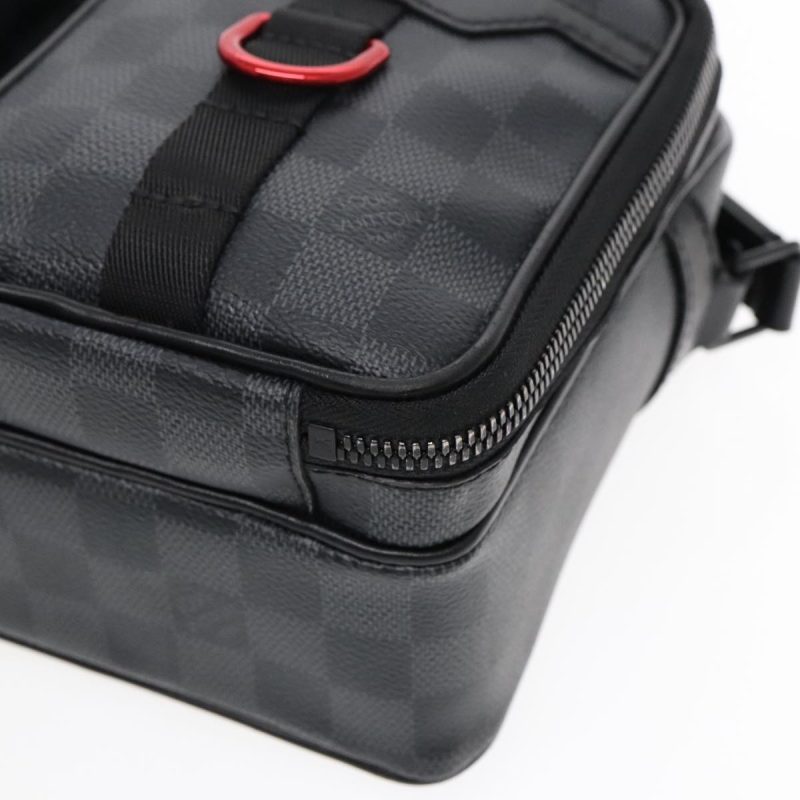 Louis Vuitton Damier Grafitte Utility Messenger Shoulder Bag M40280 Auth 94640A - Image 9