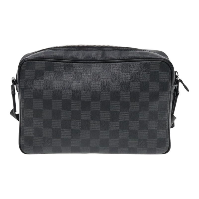 Louis Vuitton Damier Grafitte Utility Messenger Shoulder Bag M40280 Auth 94640A - Image 2