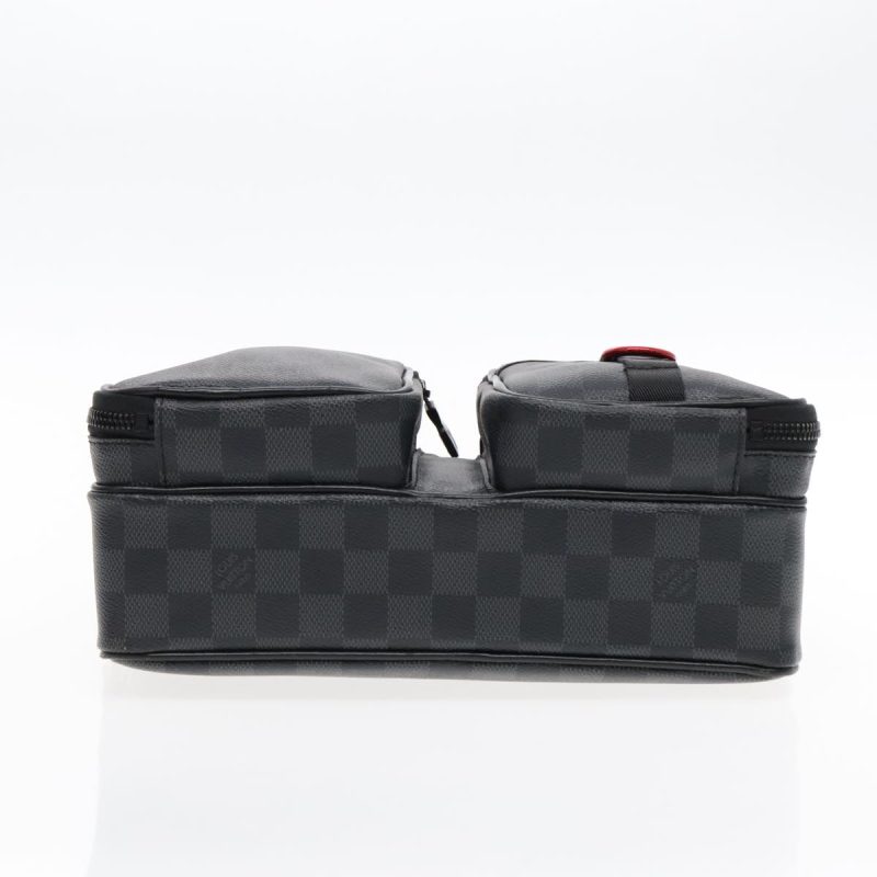 Louis Vuitton Damier Grafitte Utility Messenger Shoulder Bag M40280 Auth 94640A - Image 5