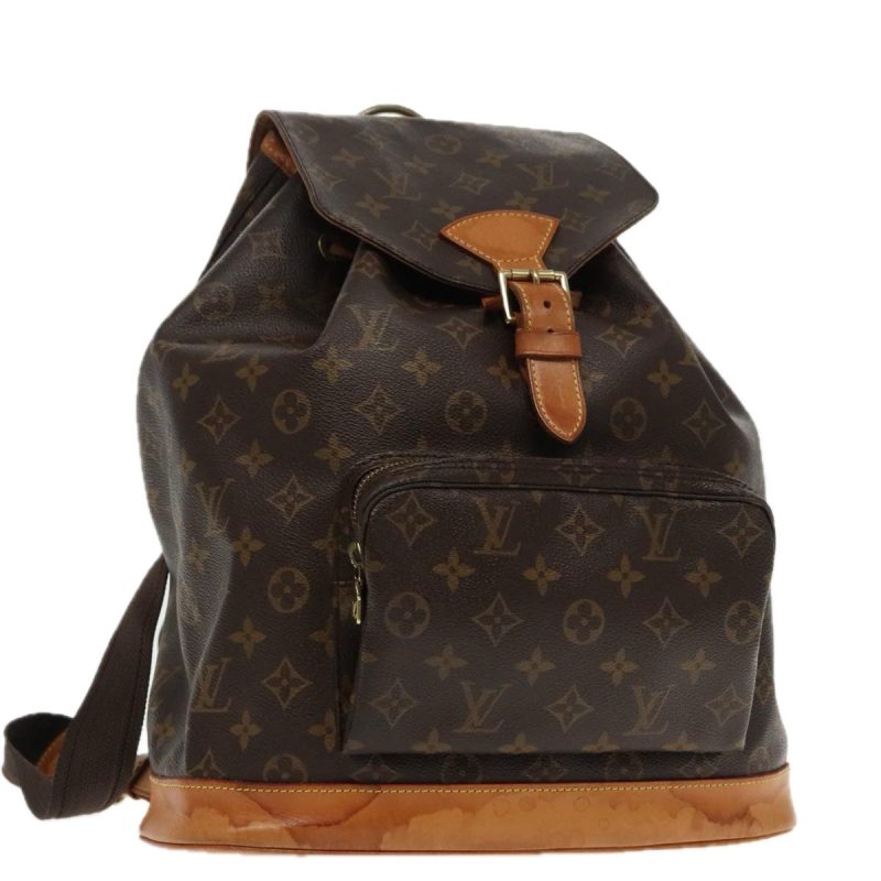 Louis Vuitton Monogram Montsouris GM Backpack M51135  94814