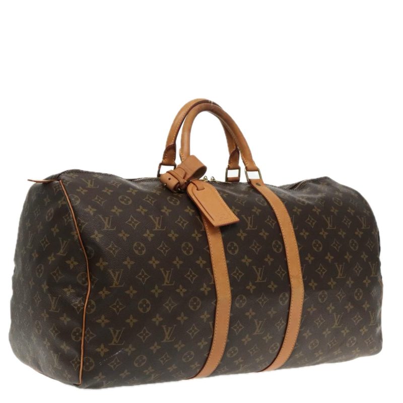 Louis Vuitton Monogram Keepall 55 Boston Bag M41424  94824