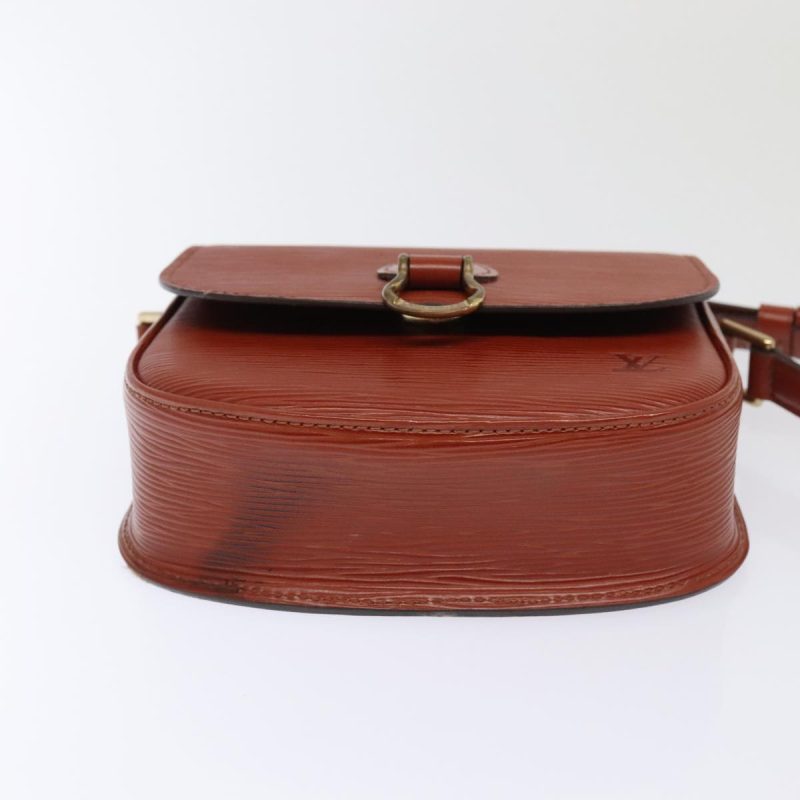 Louis Vuitton Epi Saint Cloud PM Shoulder Bag Brown M52213  94852 - Image 9