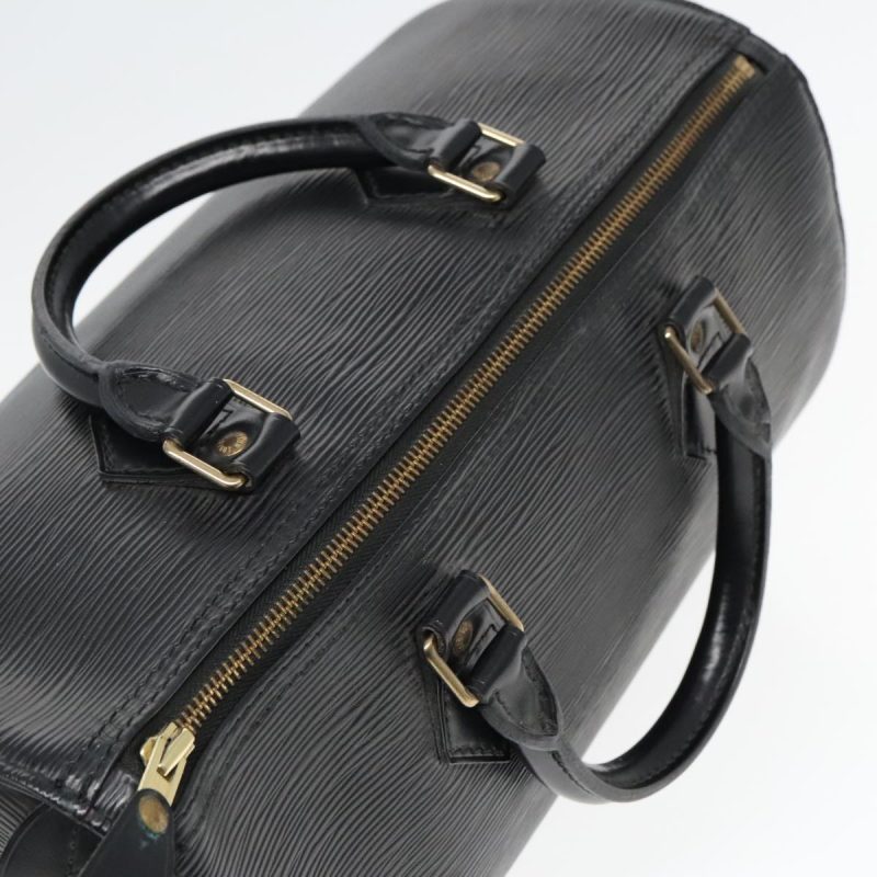 Louis Vuitton Epi Speedy 30 Hand Bag Noir Black M43002  94873 - Image 6