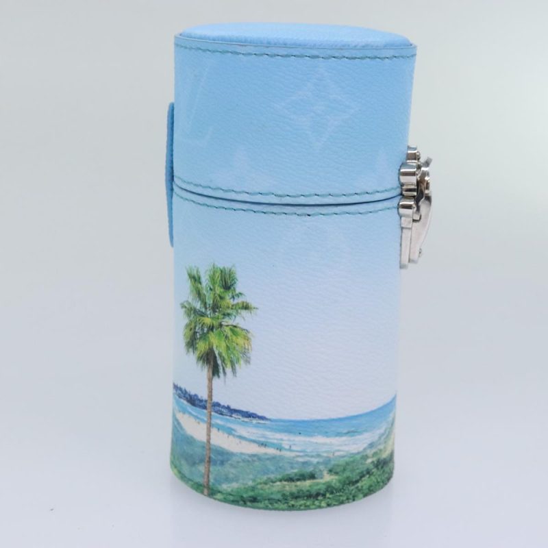 Louis Vuitton Monogram Pacific Travel Case Blue LS0591  94899A - Image 4
