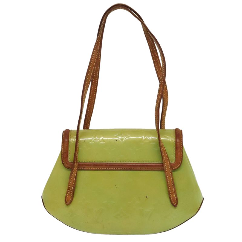 Louis Vuitton Vernis Biscayne Bay PM Shoulder Bag Peppermint M91289 Auth 94907 - Image 2
