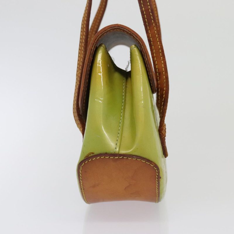 Louis Vuitton Vernis Biscayne Bay PM Shoulder Bag Peppermint M91289 Auth 94907 - Image 3
