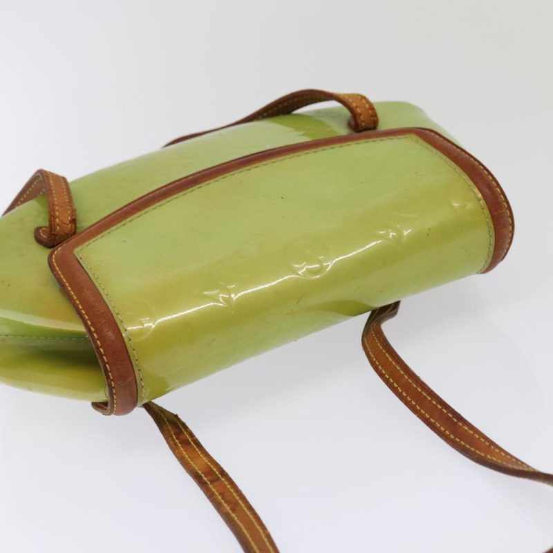 Louis Vuitton Vernis Biscayne Bay PM Shoulder Bag Peppermint M91289 Auth 94907 - Image 6
