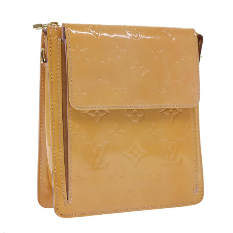 Louis Vuitton Monogram Vernis Motto Pouch Marshmallow Pink M91312  94910