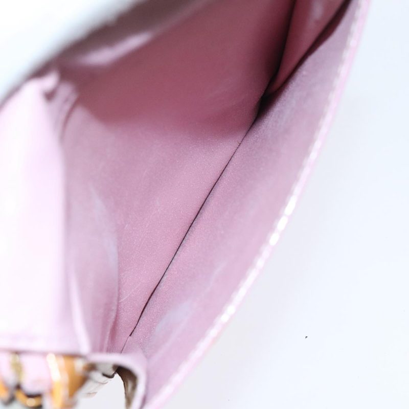 Louis Vuitton Monogram Vernis Motto Pouch Marshmallow Pink M91312  94910 - Image 10