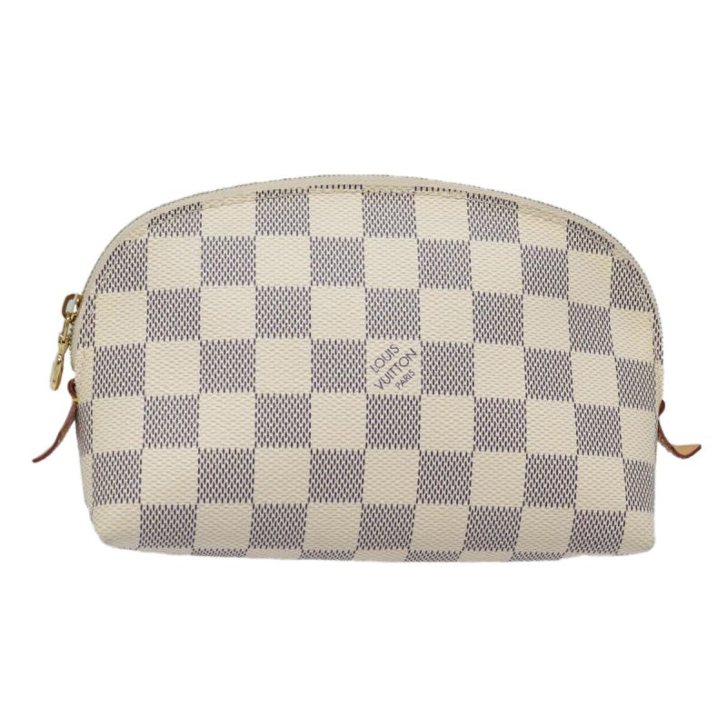 Louis Vuitton Damier Azur Pochette Cosmetic PM Pouch N60024  94941