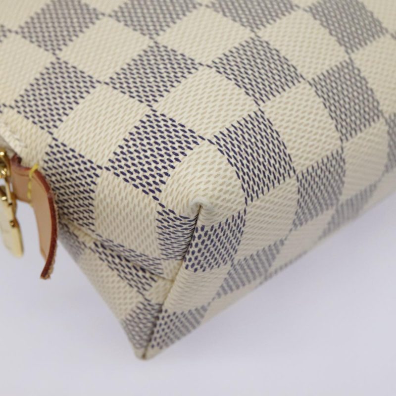 Louis Vuitton Damier Azur Pochette Cosmetic PM Pouch N60024  94941 - Image 7