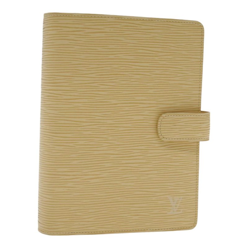 Louis Vuitton Epi Agenda MM Day Planner Cover Vanilla R2004A  95052