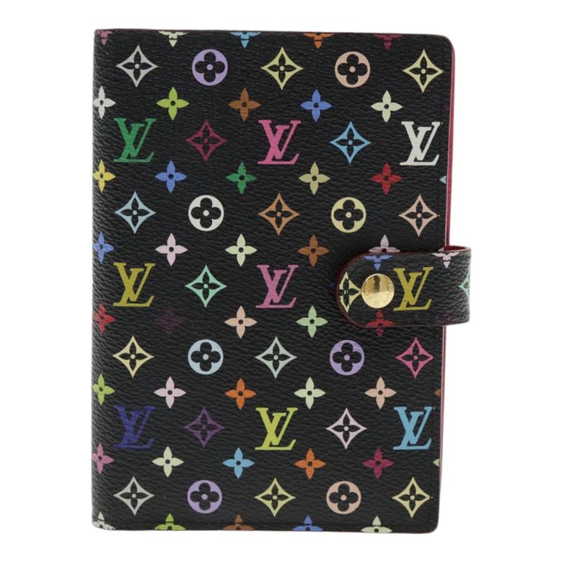 Louis Vuitton Multicolor Agenda PM Day Planner Cover Black R21076  95054 - Image 2
