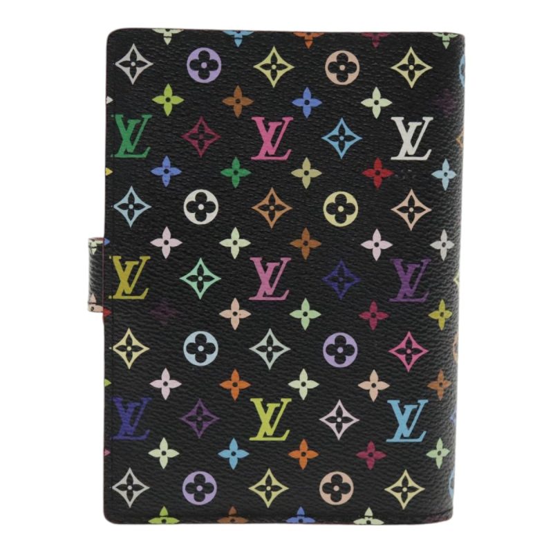 Louis Vuitton Multicolor Agenda PM Day Planner Cover Black R21076  95054 - Image 3