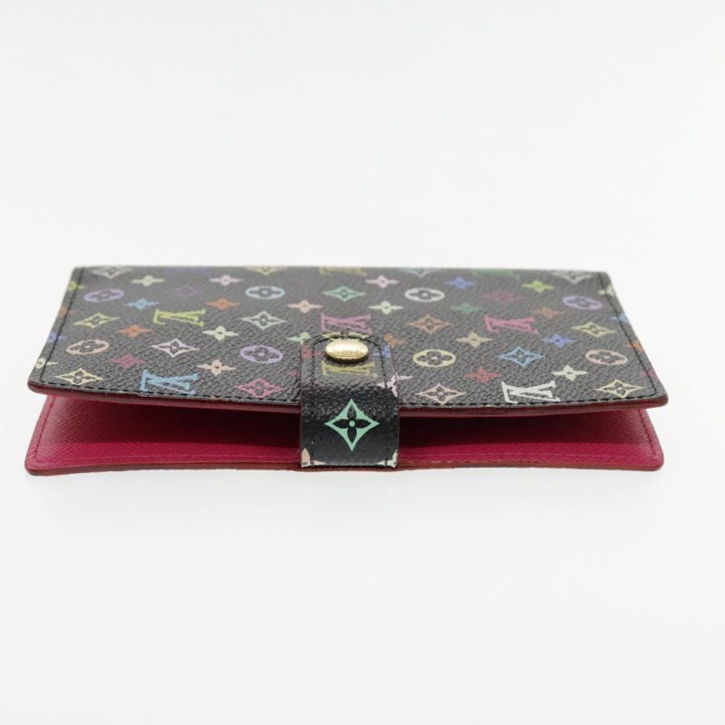 Louis Vuitton Multicolor Agenda PM Day Planner Cover Black R21076  95054 - Image 4