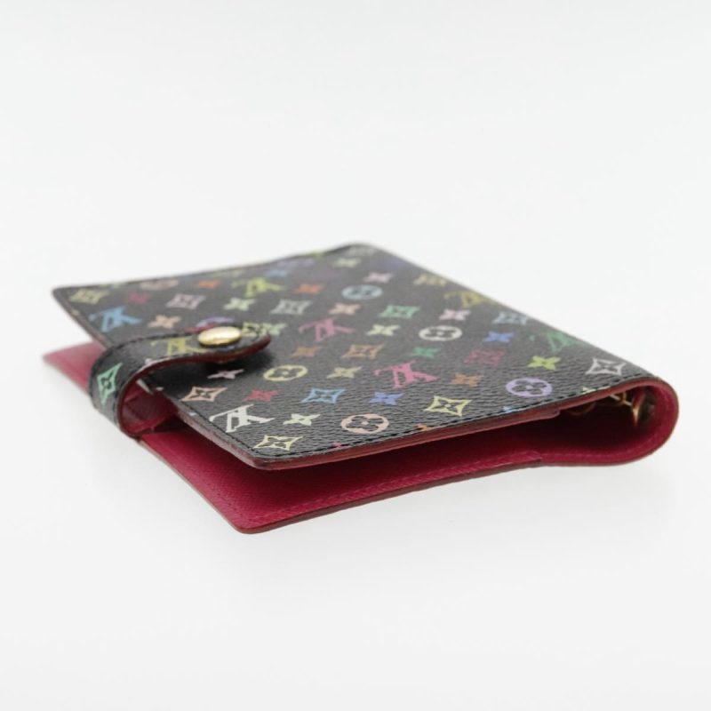 Louis Vuitton Multicolor Agenda PM Day Planner Cover Black R21076  95054 - Image 6