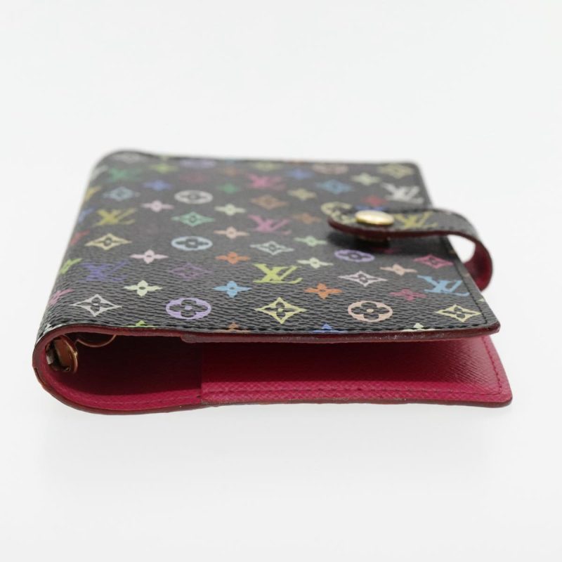 Louis Vuitton Multicolor Agenda PM Day Planner Cover Black R21076  95054 - Image 7