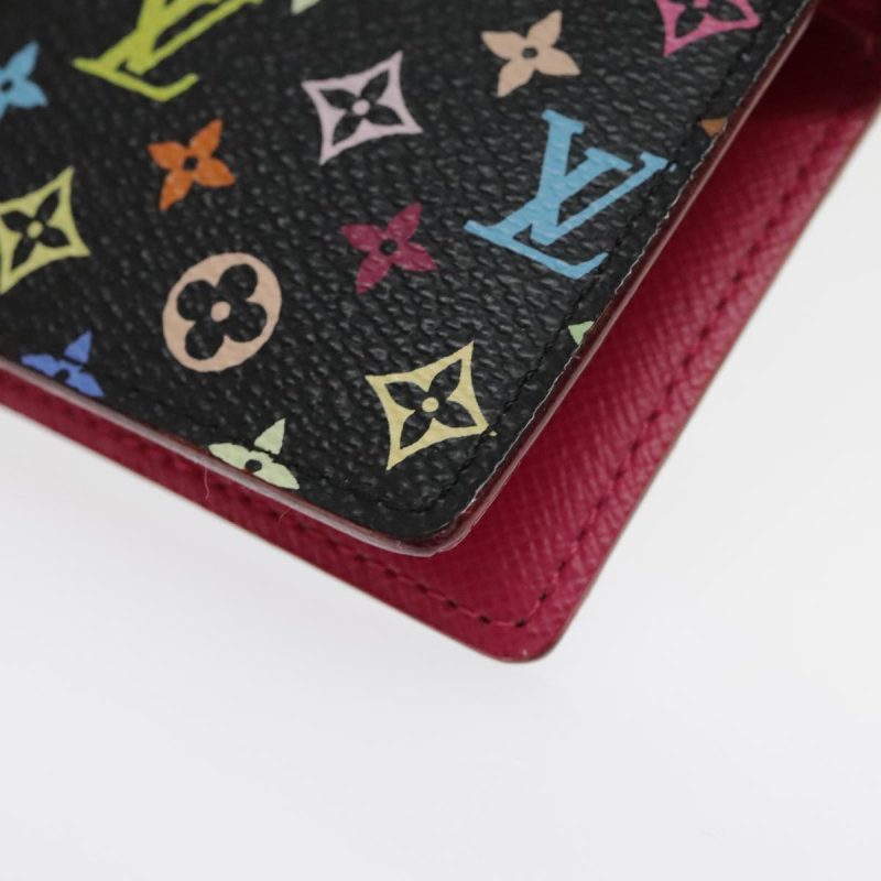 Louis Vuitton Multicolor Agenda PM Day Planner Cover Black R21076  95054 - Image 9