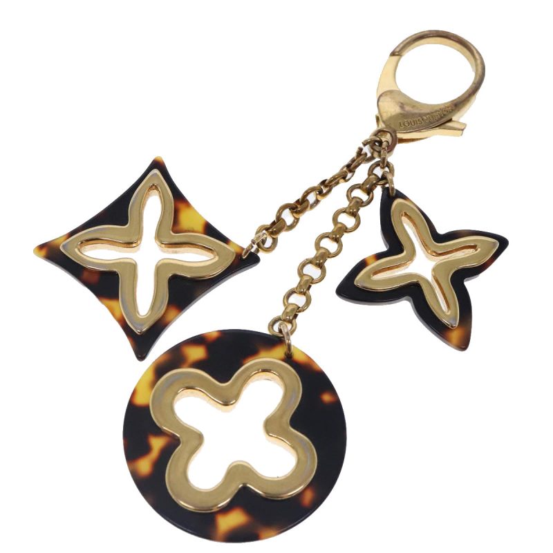 Louis Vuitton Bijoux Sac Ansolence Key Holder metal Gold M65844  95063