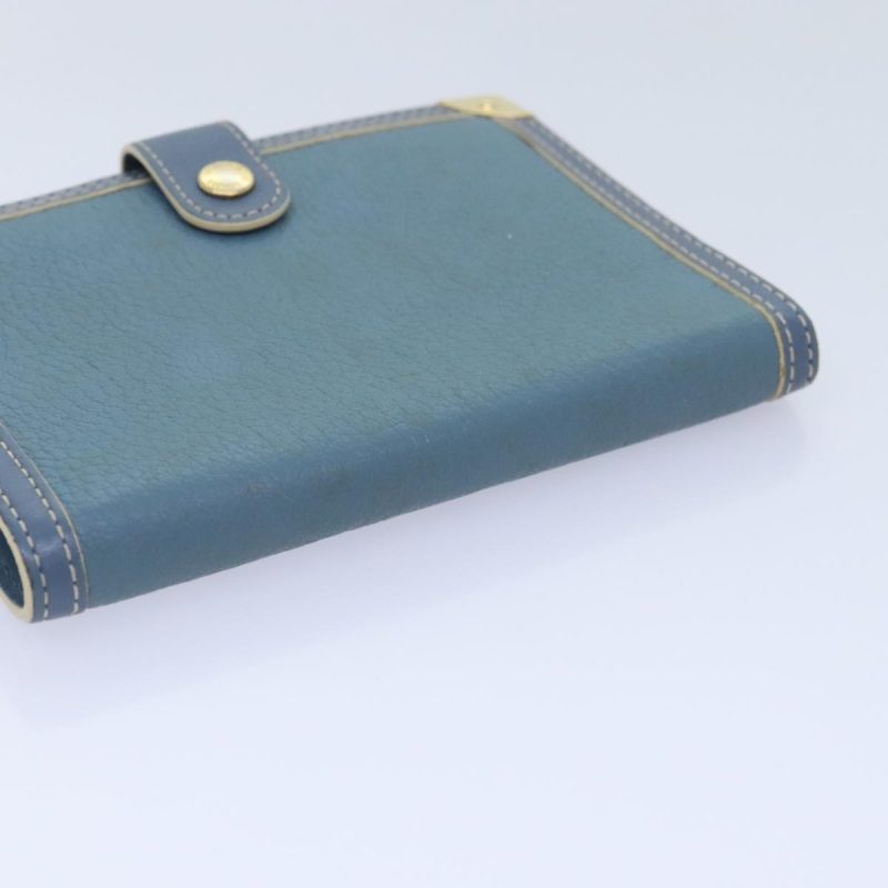 Louis Vuitton Suhari Agenda PM Day Planner Cover Blue R20887  95067 - Image 6