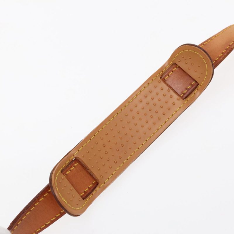 Louis Vuitton Adjustable Shoulder Strap Leather 35.4""-42.9"" Beige Auth 95109 - Image 8