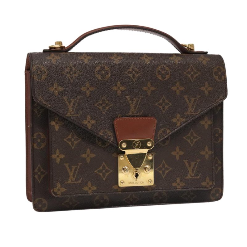 Louis Vuitton Monogram Monceau 28 Hand Bag 2way M51185  95219