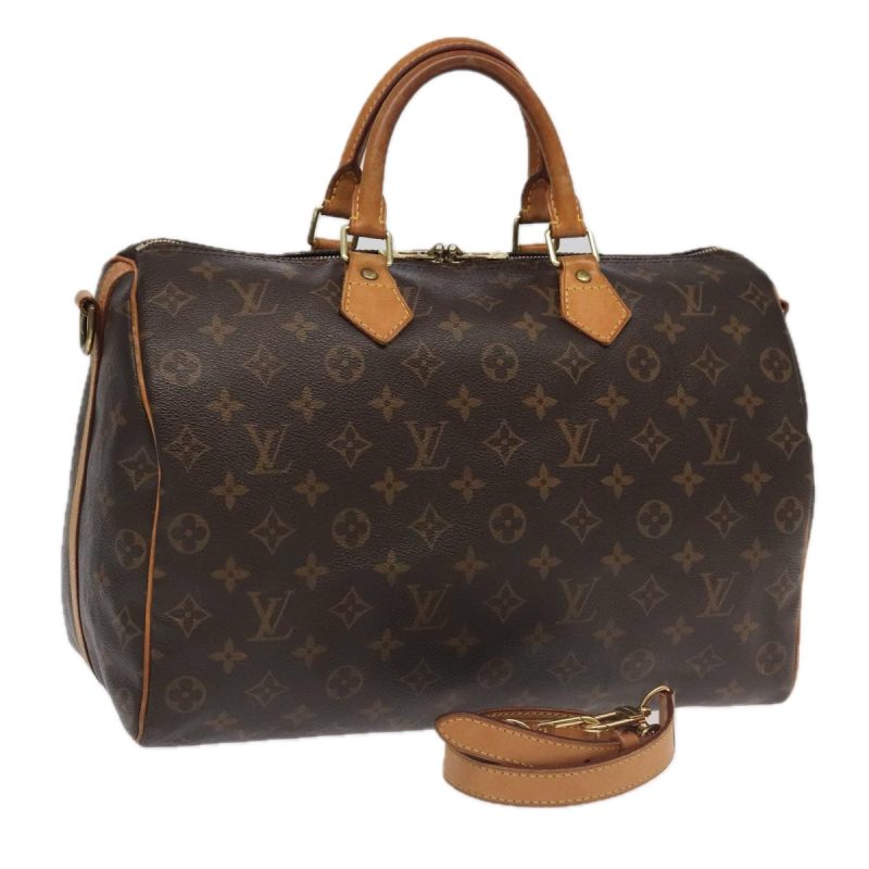 Louis Vuitton Monogram Speedy Bandouliere 35 Hand Bag M41111  95222