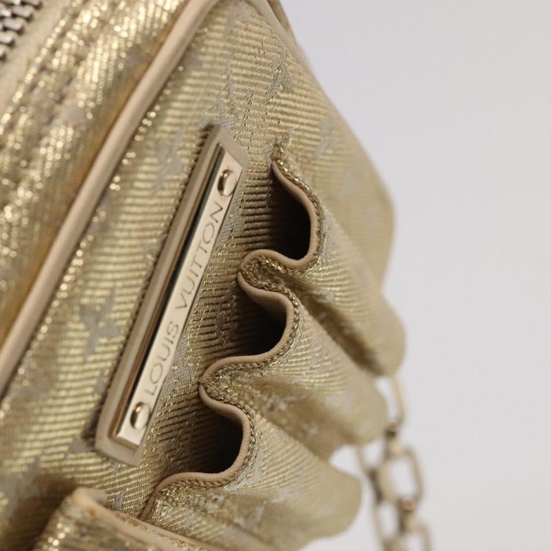 Louis Vuitton Monogram Shine McKenna Shoulder Bag Gold M92363  95234 - Image 9