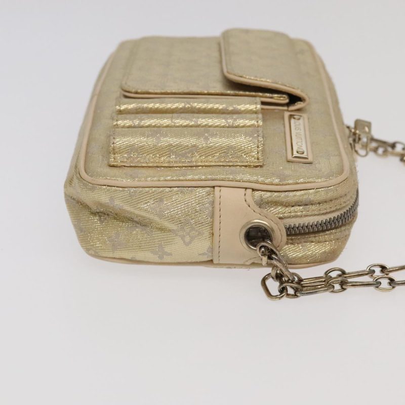 Louis Vuitton Monogram Shine McKenna Shoulder Bag Gold M92363  95234 - Image 3