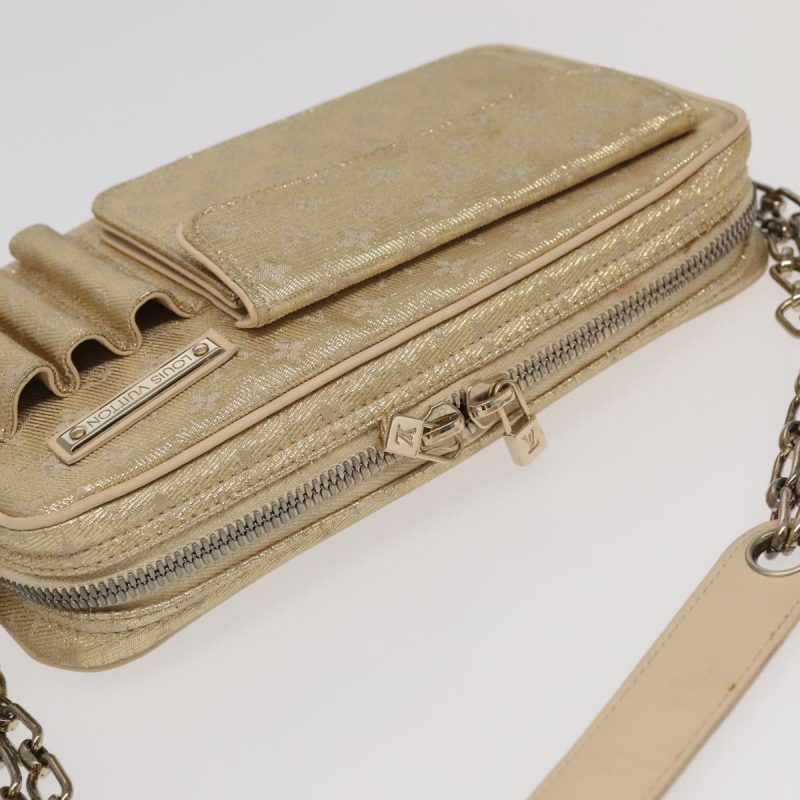 Louis Vuitton Monogram Shine McKenna Shoulder Bag Gold M92363  95234 - Image 6