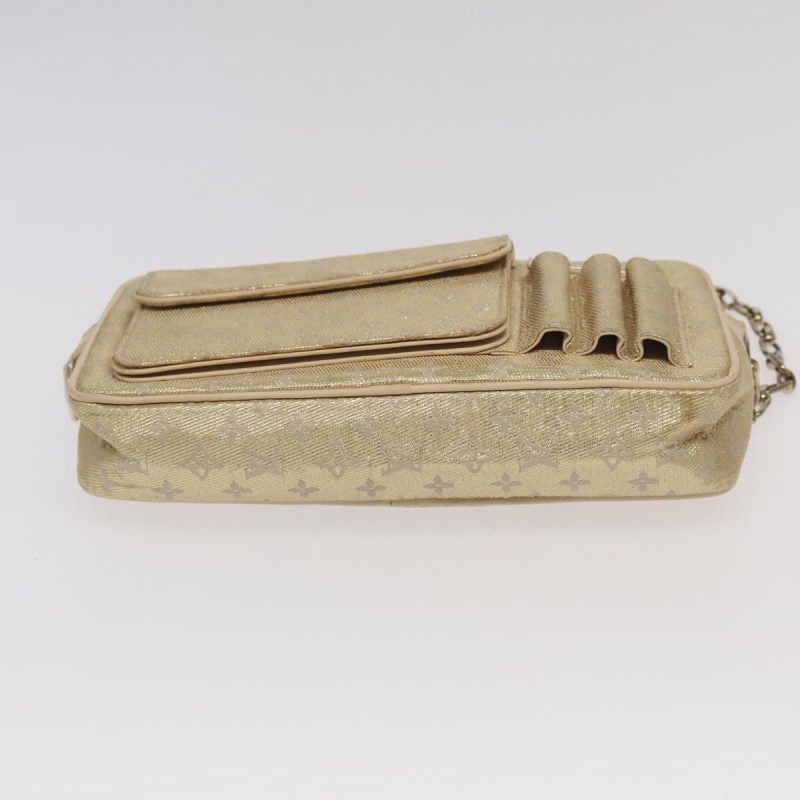 Louis Vuitton Monogram Shine McKenna Shoulder Bag Gold M92363  95234 - Image 5
