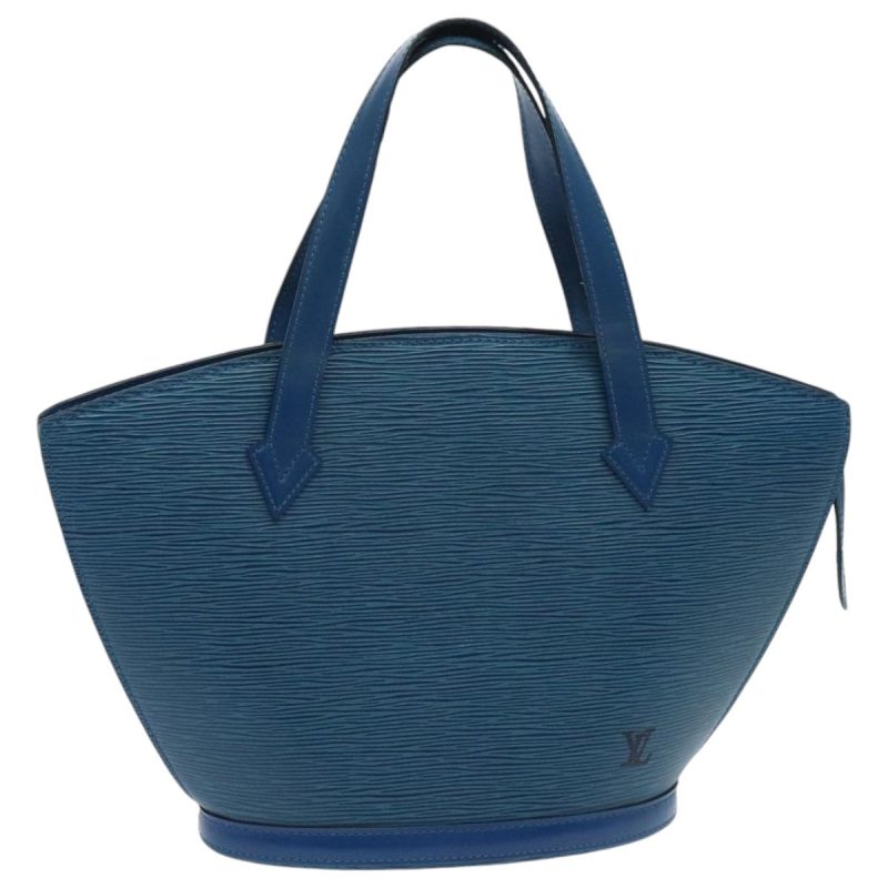 Louis Vuitton Epi Saint Jacques Shoulder Bag Blue M52275  95235