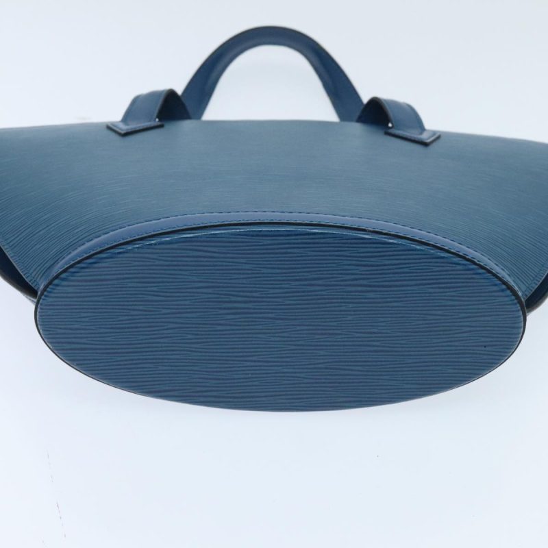 Louis Vuitton Epi Saint Jacques Shoulder Bag Blue M52275  95235 - Image 5