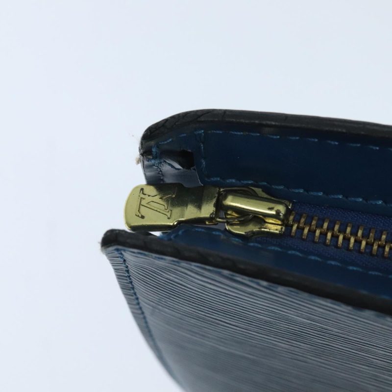 Louis Vuitton Epi Saint Jacques Shoulder Bag Blue M52275  95235 - Image 10