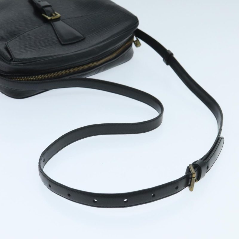 Louis Vuitton Epi Jeune Fille MM Shoulder Bag Black M52152  95238 - Image 7