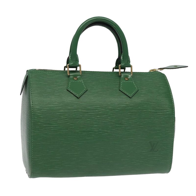 Louis Vuitton Epi Speedy 25 Hand Bag Borneo Green M43014  95240