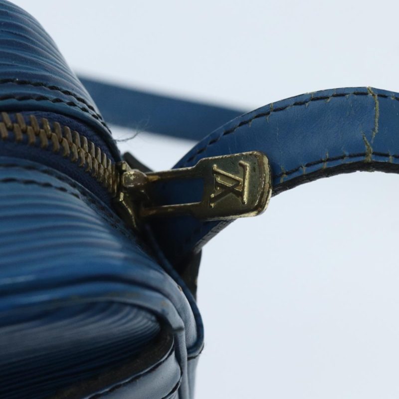 Louis Vuitton Epi June Feuille Shoulder Bag Blue M52155  95244 - Image 9