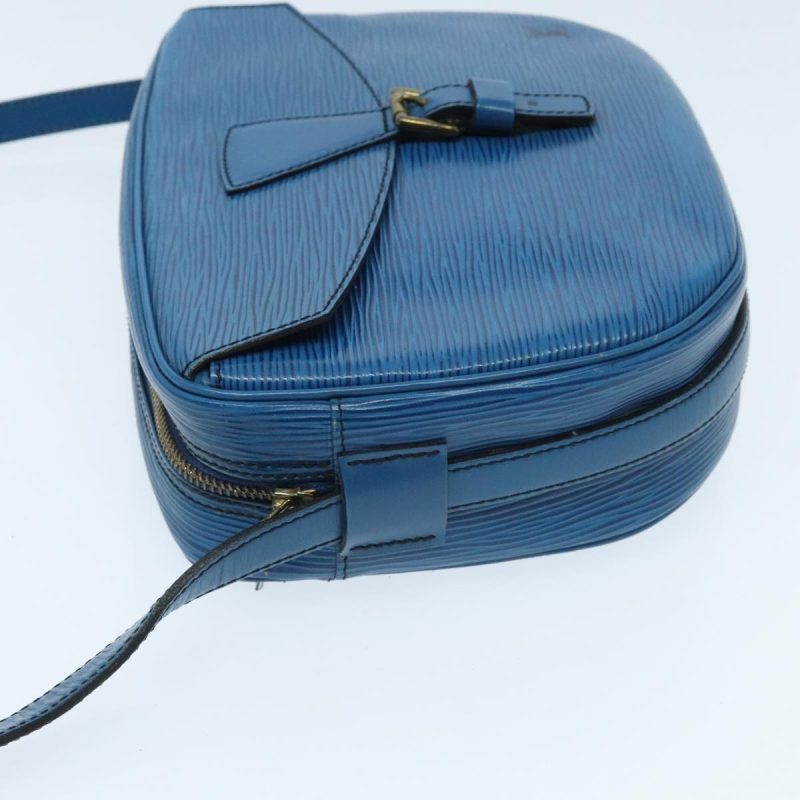 Louis Vuitton Epi June Feuille Shoulder Bag Blue M52155  95244 - Image 4