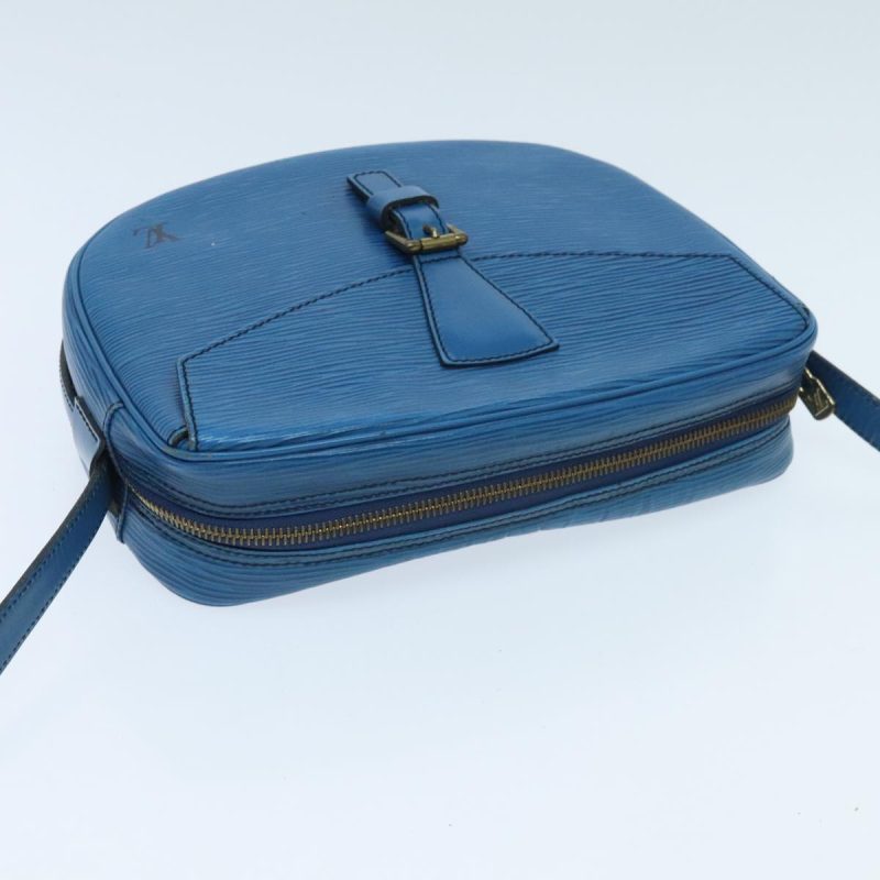 Louis Vuitton Epi June Feuille Shoulder Bag Blue M52155  95244 - Image 6
