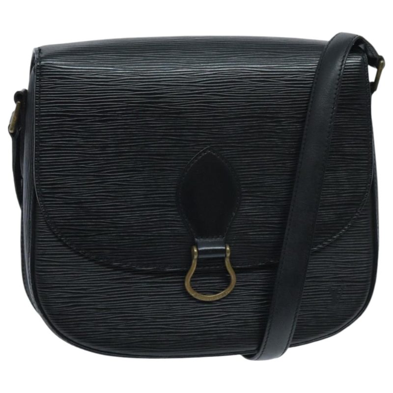 Louis Vuitton Epi Saint Cloud GM Shoulder Bag Black Noir M52192  95245