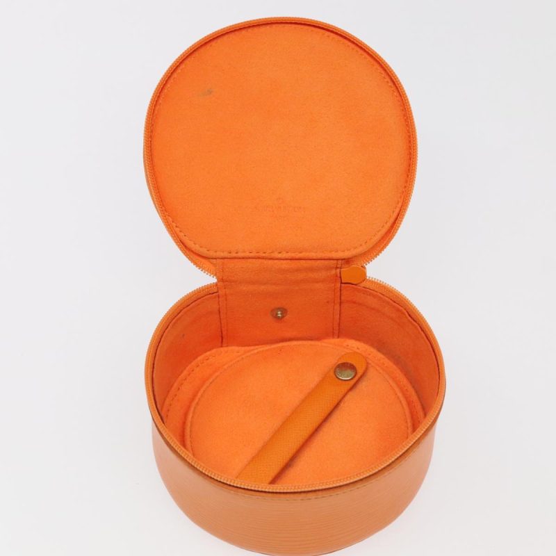 Louis Vuitton Epi Ecrin Bijoux 12 Jewelry Box Orange Mandarin  95251 - Image 9