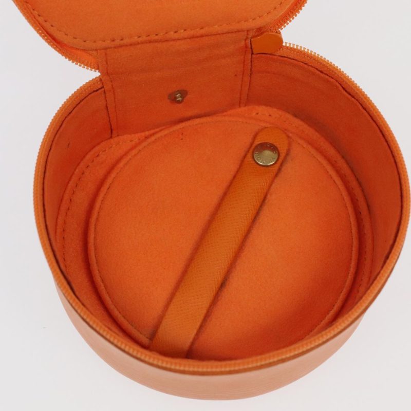 Louis Vuitton Epi Ecrin Bijoux 12 Jewelry Box Orange Mandarin  95251 - Image 10