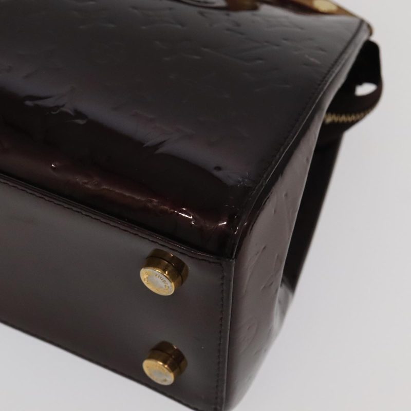 Louis Vuitton Monogram Vernis Blair MM Hand Bag Rouge Favist M91690 Auth 95259 - Image 8