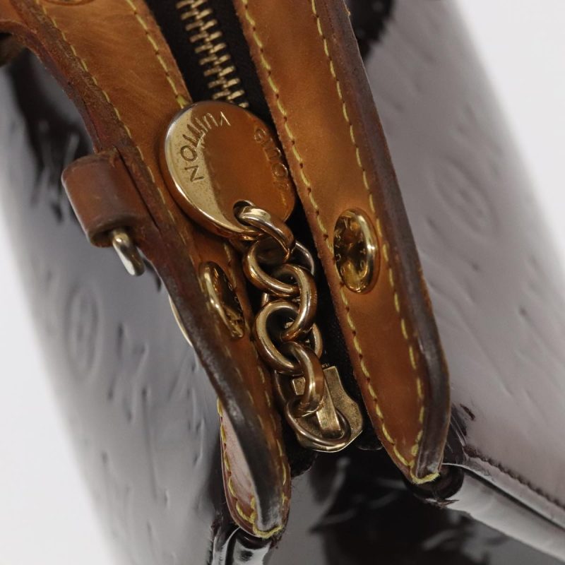 Louis Vuitton Monogram Vernis Blair MM Hand Bag Rouge Favist M91690 Auth 95259 - Image 9