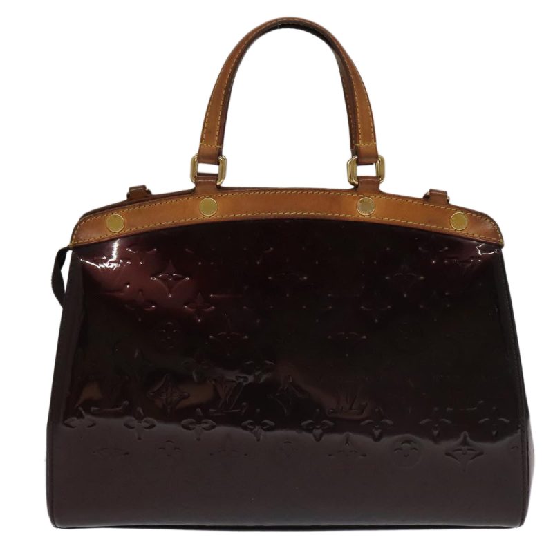 Louis Vuitton Monogram Vernis Blair MM Hand Bag Rouge Favist M91690 Auth 95259 - Image 2