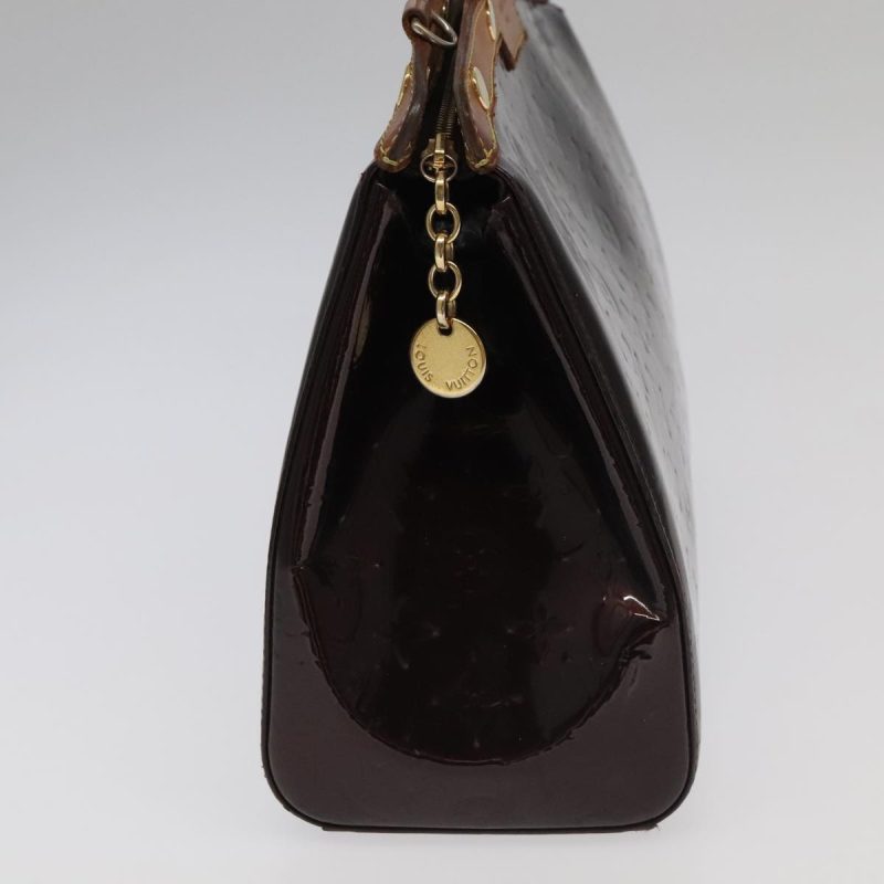 Louis Vuitton Monogram Vernis Blair MM Hand Bag Rouge Favist M91690 Auth 95259 - Image 4