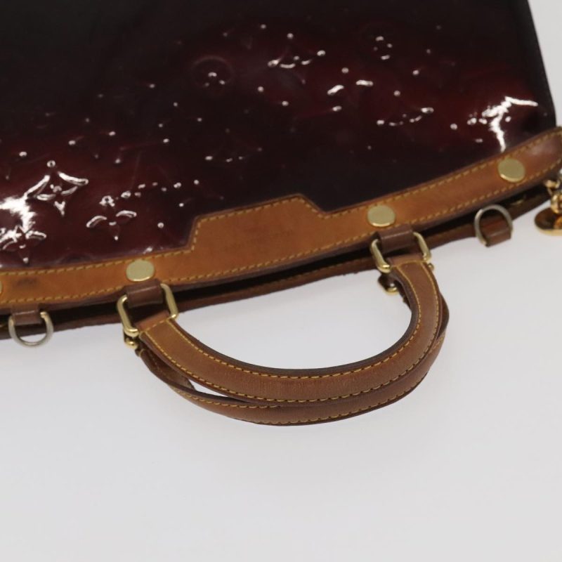 Louis Vuitton Monogram Vernis Blair MM Hand Bag Rouge Favist M91690 Auth 95259 - Image 7