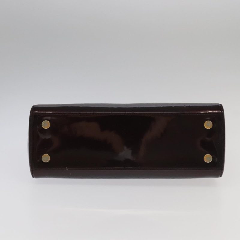 Louis Vuitton Monogram Vernis Blair MM Hand Bag Rouge Favist M91690 Auth 95259 - Image 5